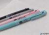 Golyóstoll, 0,24 mm, nyomógombos, háromszínű, ZEBRA "bLen 3C", fekete test
