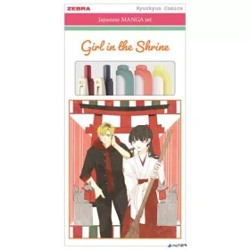   Írószer készlet, ZEBRA "Manga Set, Girl in the shrine", 5 darabos