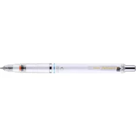 Nyomósirón, 0,5 mm, ZEBRA "DelGuard", fehér