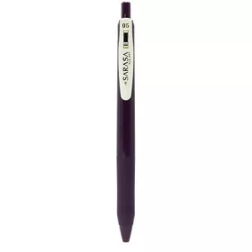   Zseléstoll, 0,33 mm, nyomógombos, ZEBRA "Sarasa Clip Vintage", sötétszürke