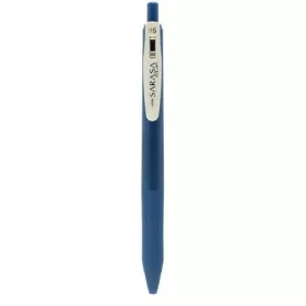   Zseléstoll, 0,33 mm, nyomógombos, ZEBRA "Sarasa Clip Vintage", kékesszürke