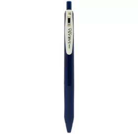   Zseléstoll, 0,33 mm, nyomógombos, ZEBRA "Sarasa Clip Vintage", kékesfekete