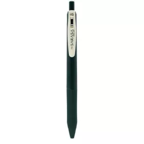   Zseléstoll, 0,33 mm, nyomógombos, ZEBRA "Sarasa Clip Vintage", zöldesfekete