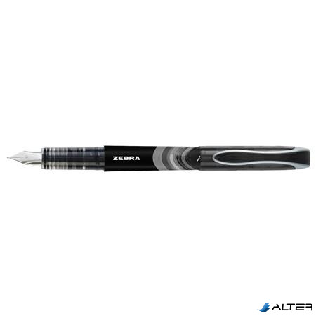 Töltőtoll, 0,6 mm, ZEBRA "Fountain pen", fekete
