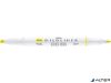 Szövegkiemelő, 1,0/3,5 mm, kétvégű, ZEBRA "Mildliner Fluorescent", sárga