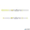 Szövegkiemelő, 1,0/3,5 mm, kétvégű, ZEBRA "Mildliner Fluorescent", sárga