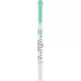   Szövegkiemelő, 1,0/3,5 mm, kétvégű, ZEBRA 'Mildliner Fluorescent', türkiz