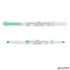 Szövegkiemelő, 1,0/3,5 mm, kétvégű, ZEBRA "Mildliner Fluorescent", türkiz