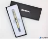 Golyóstoll, 0,24 mm, teleszkópos, pezsgő színű tolltest, ZEBRA "SL-F1", kék