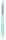 Golyóstoll, 0,27 mm, nyomógombos, zöld tolltest, ZEBRA 'Z-Grip Pastel', kék