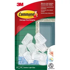   Kábelvezető akasztó,  ragasztócsíkkal, 8 db,  3M SCOTCH 'Command™'