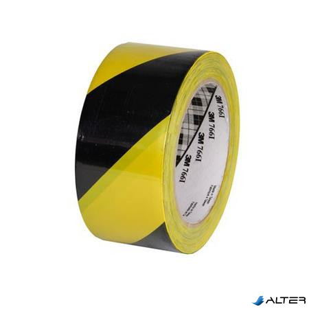 Ipari jelzőszalag, 50mm x 33m, 3M, sárga-fekete