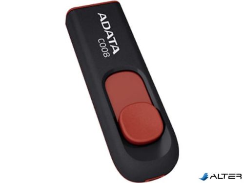 Pendrive, 16GB, USB 2.0, ADATA "C008", fekete