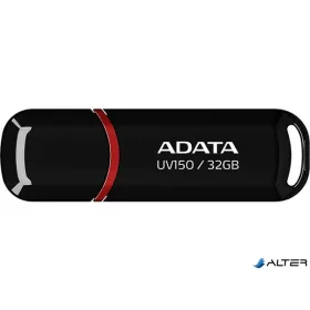   Pendrive, 32GB, USB 3.2 Gen1, ADATA "UV150", fekete