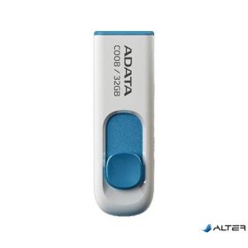 Pendrive, 32GB, USB 2.0, ADATA "C008", fehér