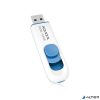 Pendrive, 64GB, USB 2.0, ADATA "C008", fehér