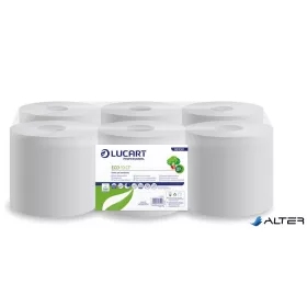   Kéztörlő, tekercses, 2 rétegű, LUCART "Eco CF 19", fehér