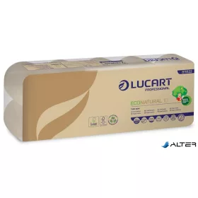   Toalettpapír, 2 rétegű, 10 tekercs, kistekercses, 19,8 m, LUCART, "EcoNatural10"
