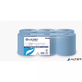   Kéztörlő, tekercses, 2 rétegű, LUCART "L-One mini Strong Blue 350", kék