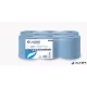 Kéztörlő, tekercses, 2 rétegű, LUCART "L-One mini Strong Blue 350", kék