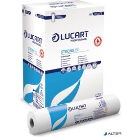   Vizsgálóasztal terítő, 2 rétegű, 59 cm x 80 m, 1 tekercs, LUCART "Strong 80", hófehér