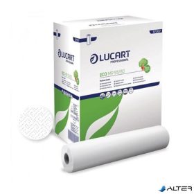   Vizsgálóasztal terítő, 2 rétegű, 55 cm x 80 m, 6 tekercs, LUCART "Eco MR 55/80", fehér