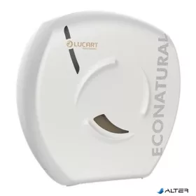   Toalettpapír adagoló, 35,7x35,2x14,2 cm, LUCART "EcoNatural Flow Jumbo", fehér