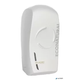   Toalettpapír adagoló, hajtogatott toalettpapírhoz, 32,8x16,5x13,8 cm, LUCART "EcoNatural Flow Bulk Pack", fehér
