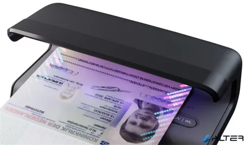 Bankjegyvizsgáló, SAFESCAN "75 LED", fekete