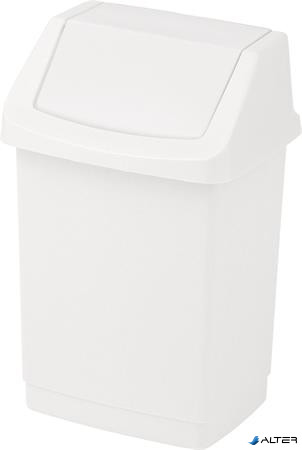 Billenős szemetes, 50 l, CURVER 'Click-It', fehér