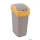 Billenős szelektív hulladékgyűjtő, műanyag, 45 l, CURVER, sárga/szürke