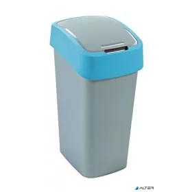   Billenős szelektív hulladékgyűjtő, műanyag, 45 l, CURVER, kék/szürke