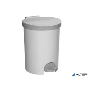 Pedálos szemetes, műanyag, 15 l, CURVER, szürke