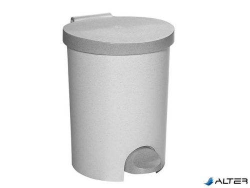 Pedálos szemetes, műanyag, 15 l, CURVER, szürke