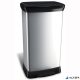 Pedálos szemetes, fémhatású, 50 l, CURVER