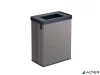 Szelektív hulladékgyűjtő, fedél nélküli, 54 liter, CURVER "Verto Recycle", szürke/fekete