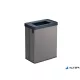 Szelektív hulladékgyűjtő, fedél nélküli, 54 liter, CURVER "Verto Recycle", szürke/fekete