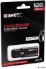 Pendrive, 128GB, USB 3.2, titkosított, EMTEC "B120 Click Secure"