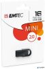 Pendrive, 16GB, USB 2.0, EMTEC "D250 Mini", fekete