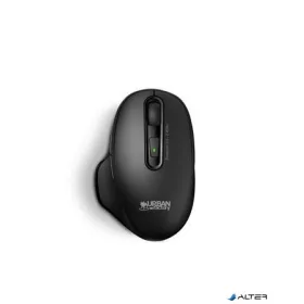   Egér, vezeték nélküli, optikai, tölthető, USB+BT, URBAN FACTORY "Onlee Pro Dual", fekete