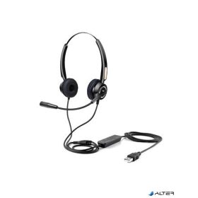 Fejhallgató, mikrofon, USB, URBAN FACTORY "Movee"