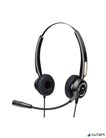 Fejhallgató, mikrofon, USB, URBAN FACTORY "Movee"