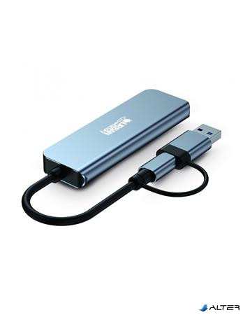 USB elosztó-HUB, 4xUSB-A 3.2, URBAN FACTORY "Minee"