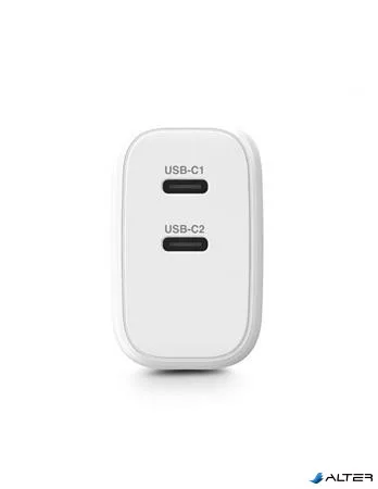 Hálózati töltő, 2xUSB-C (20W+45W), URBAN FACTORY