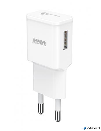 Hálózati töltő, 1xUSB-A (5.0V/3.0A), URBAN FACTORY