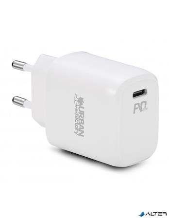 Hálózati töltő, 1xUSB-C (PD), 20W, URBAN FACTORY
