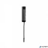USB elosztó-HUB, USB-C/USB 3.0/HDMI/Ethernet, VERBATIM