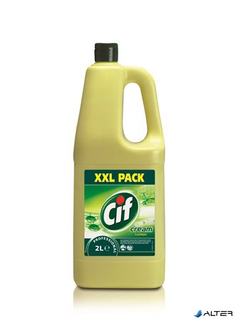 Súrolószer, 2 l, CIF "Cream", citrom illat