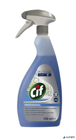 Ablak- és felülettisztítószer, 750 ml, CIF, "Professional"
