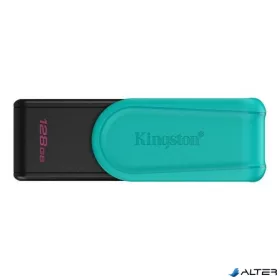   Pendrive, 128GB, USB 3.2 Gen1, KINGSTON "DataTraveler Exodia S", fekete-türkiz